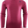 Aclima LightWool T-shirt à col ras-du-cou manches courtes Enfant, rouge