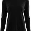 Aclima LightWool Maillot de corps à manches longues Femme, olive -Sous-vêtements Soldes aclima lightwool longsleeve undershirt women jet black 1 1