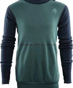 Aclima WarmWool Sweat à capuche Enfant, bleu