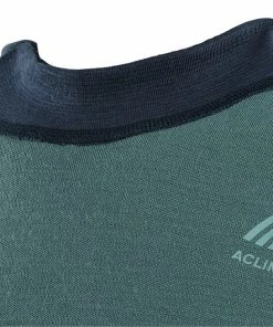 Aclima WarmWool Sweat à capuche Enfant, bleu -Sous-vêtements Soldes aclima warmwool hood sweater kids north atlantic navy blazer reef waters 3