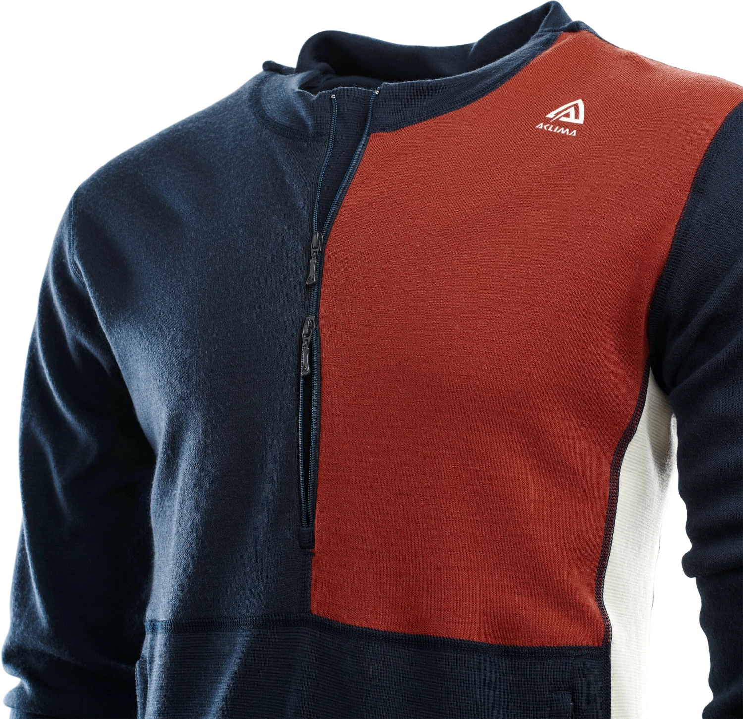 Aclima WarmWool Sweat À Capuche Avec Zip Homme, noir/vert 6 Aclima WarmWool Sweat À Capuche Avec Zip Homme, noir/vert – Image 4