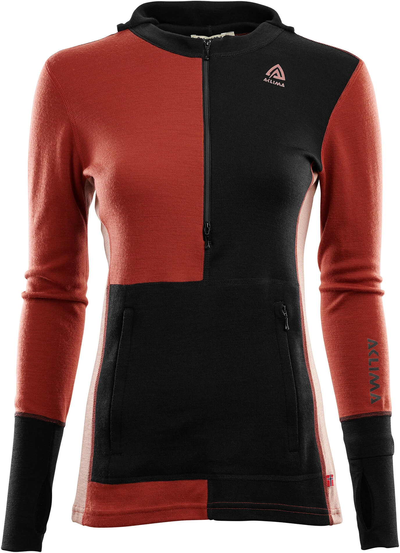 Aclima WarmWool Sweat À Capuche Avec Zip Femme, vert 3 Aclima WarmWool Sweat À Capuche Avec Zip Femme, vert