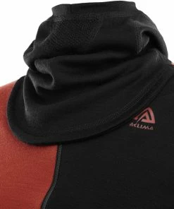 Aclima WarmWool Sweat À Capuche Avec Zip Femme, bleu/violet -Sous-vêtements Soldes aclima warmwool hood sweater with zip women jet black red ochre cognac 5 1