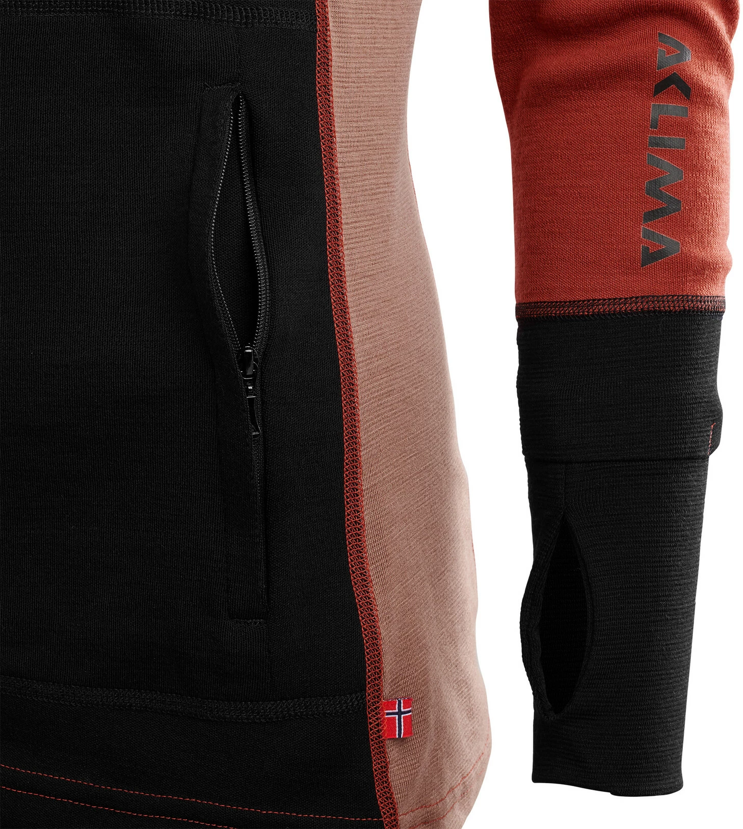 Aclima WarmWool Sweat À Capuche Avec Zip Femme, vert 8 Aclima WarmWool Sweat À Capuche Avec Zip Femme, vert – Image 6