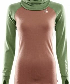 Aclima WarmWool Sweat À Capuche Femme, bleu