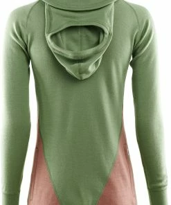 Aclima WarmWool Sweat À Capuche Femme, bleu -Sous-vêtements Soldes aclima warmwool hood sweater women dill cognac nature 2 2