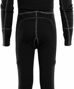 Aclima WarmWool Combinaison Enfant, noir -Sous-vêtements Soldes aclima warmwool overall kids jet black 3