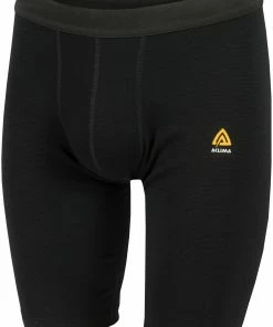 Aclima WarmWool Long Shorts Men, noir