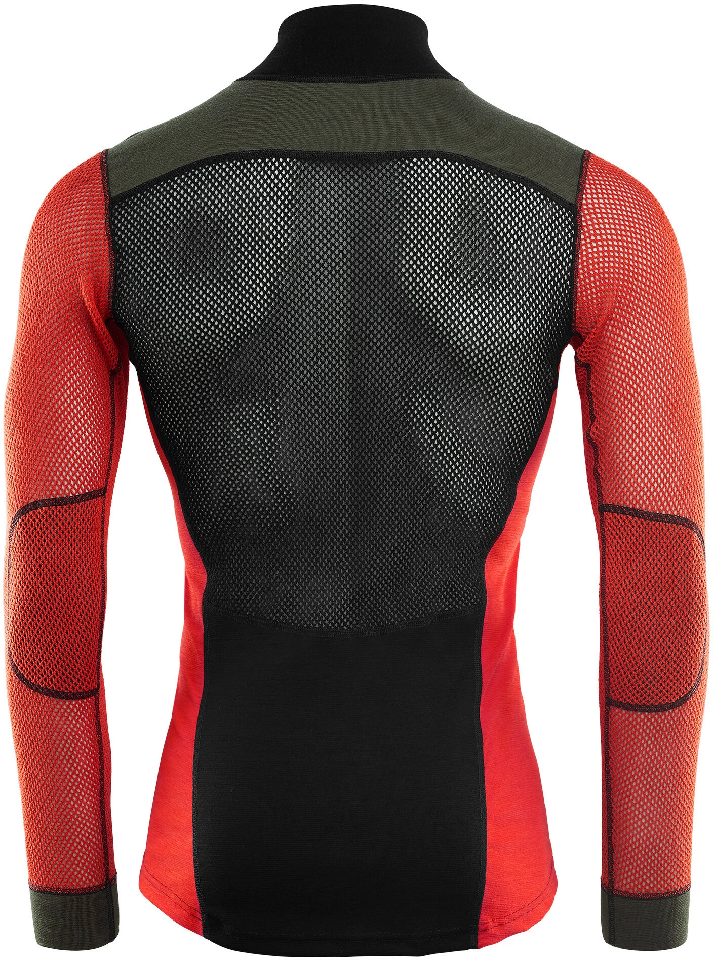 Aclima Hiking Chemise Faux Col Roulé Homme, noir/rouge 6 Aclima Hiking Chemise Faux Col Roulé Homme, noir/rouge – Image 4