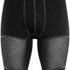 Aclima WoolNet Short long Homme, noir -Sous-vêtements Soldes aclima woolnet long shorts men jet black 1