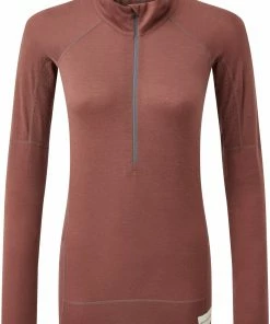 ARTILECT Boulder 125 Haut à Manches longues à fermeture éclair 1/4 Femme, vert