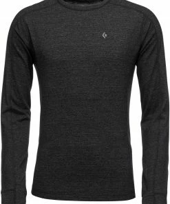 Black Diamond Solution 150 Couche de base Col ras-du-cou Mérinos Homme, bleu