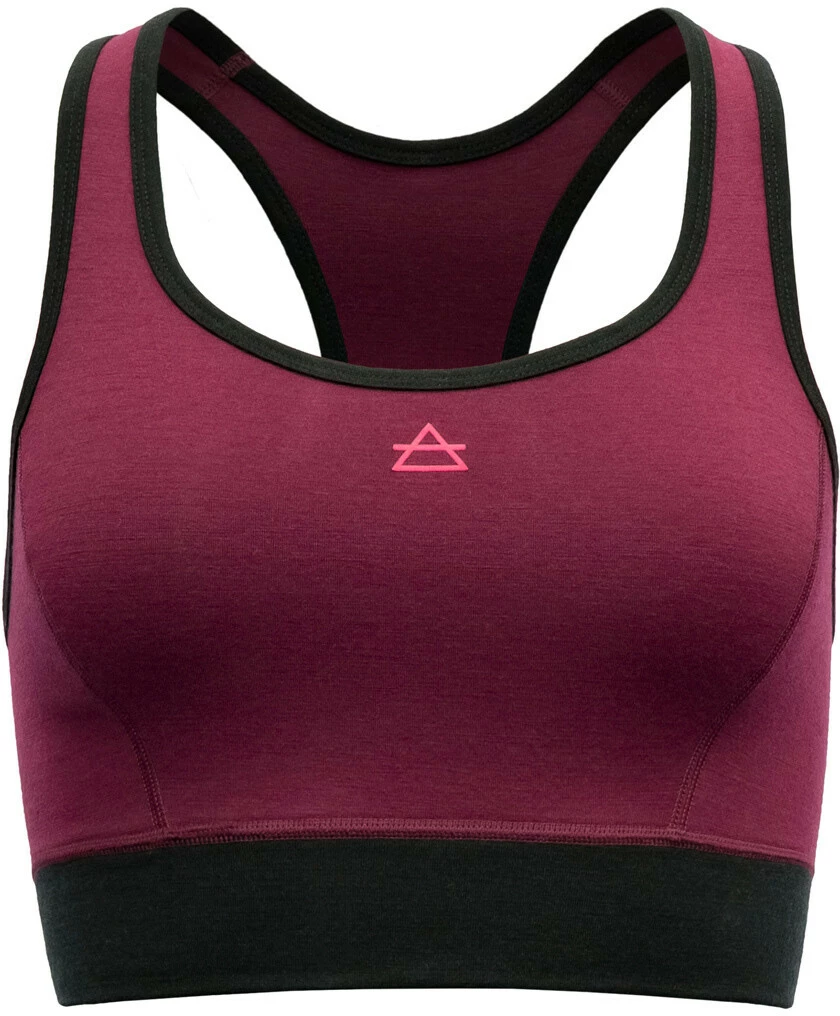 Devold Berle Soutien-Gorge Femme, rouge/noir 3 Devold Berle Soutien-Gorge Femme, rouge/noir