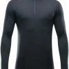 Devold Breeze Maillot manches longues à fermeture éclair torse Homme, noir