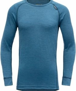 Devold Breeze T-shirts manches longues Adolescents, rouge/noir