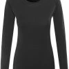 Devold Breeze T-shirts manches longues Femme, rouge -Sous-vêtements Soldes devold breeze shirt women black 3