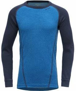 Devold Duo Active Shirt Enfant, bleu