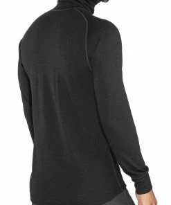 Devold Duo Active Sweat-shirt Col roulé avec Zip Homme, beige/noir -Sous-vêtements Soldes devold duo active vaelikerros miehet black 2 1