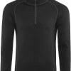 Devold Duo Active Sweat-shirt Col roulé avec Zip Homme, bleu -Sous-vêtements Soldes devold duo active vaelikerros miehet black 3