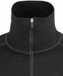 Devold Duo Active Sweat-shirt Col roulé avec Zip Homme, beige/noir -Sous-vêtements Soldes devold duo active vaelikerros miehet black 4 1