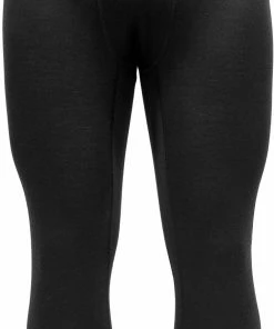 Devold Jakta Caleçon Long 3/4 Homme, noir
