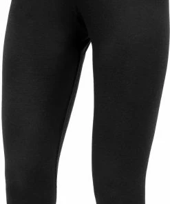 Devold Jakta Caleçon Long 3/4 Femme, noir