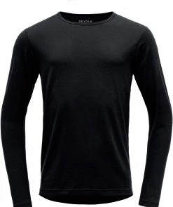 Devold Jakta Sweat à manches longues Homme, noir