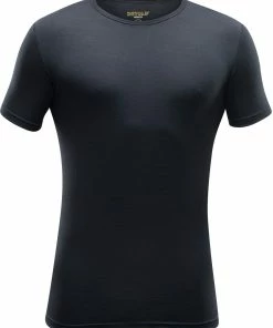 Devold Jakta T-Shirt Col Ras-Du-Cou Homme, noir