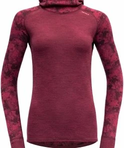 Devold Kvitegga Hoodie Women, bleu