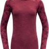 Devold Kvitegga Hoodie Women, rouge