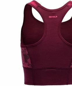 Devold Kvitegga Soutien-gorge de sport Femme, bleu -Sous-vêtements Soldes devold kvitegga sport bra women beetroot 4