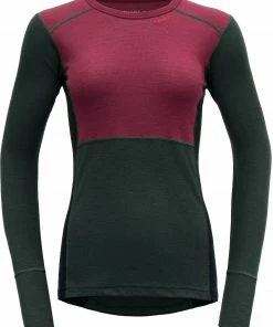 Devold Lauparen Sweat à manches longues Femme, bleu/noir