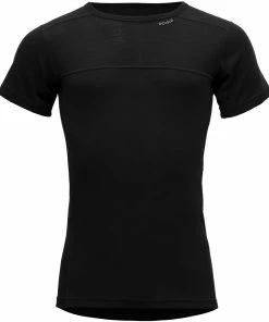 Devold Lauparen T-Shirt Col Ras-Du-Cou Homme, noir
