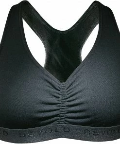 Devold Wool Fleece Brassière de sport Femme, noir