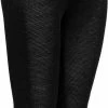 Devold Wool Mesh Caleçons Longs 3/4 Femme, noir