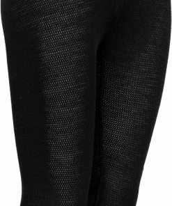 Devold Wool Mesh Caleçons Longs 3/4 Femme, noir