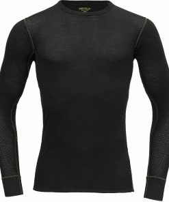 Devold Wool Mesh T-shirt Homme, noir