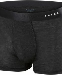 Falke Silk-Wool Sous-vêtement Homme, noir/gris