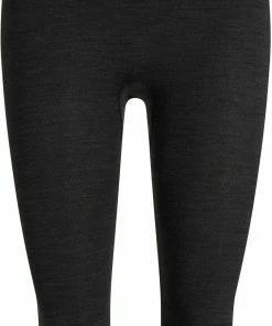 Falke Wool-Tech Collants 3/4 Femme, noir