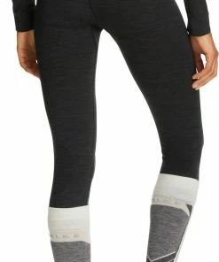 Falke Wool-Tech Collants 3/4 Femme, noir -Sous-vêtements Soldes falke wool tech 3 4 tights women black 3