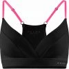 Falke Wool Tech Light Soutien-gorge Femme, noir -Sous-vêtements Soldes falke wool tech light bra top women black 1 1
