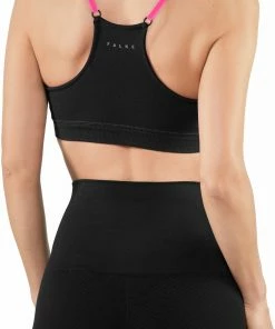 Falke Wool Tech Light Soutien-gorge Femme, noir -Sous-vêtements Soldes falke wool tech light bra top women black 3 1