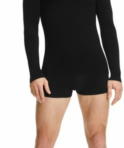 Falke Wool Tech Light T-shirts manches longues Homme, noir -Sous-vêtements Soldes falke wool tech light longsleeve shirt men black 4
