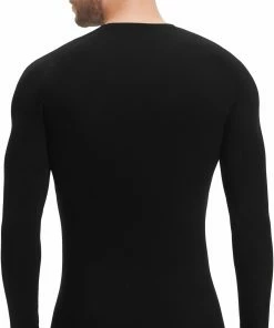Falke Wool Tech Light T-shirts manches longues Homme, noir -Sous-vêtements Soldes falke wool tech light longsleeve shirt men black 5