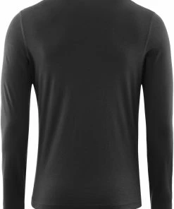 Föhn Merino Couche de base à manches longues Homme, noir -Sous-vêtements Soldes foehn merino long sleeve baselayer shirt men black 3