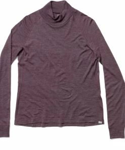 Houdini Activist Couche de base à col roulé Femme, rouge