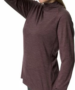 Houdini Activist Couche de base à col roulé Femme, rouge 8 Houdini Activist Couche de base à col roulé Femme, rouge -Sous-vêtements Soldes houdini activist turtleneck baselayer women red illusion 3