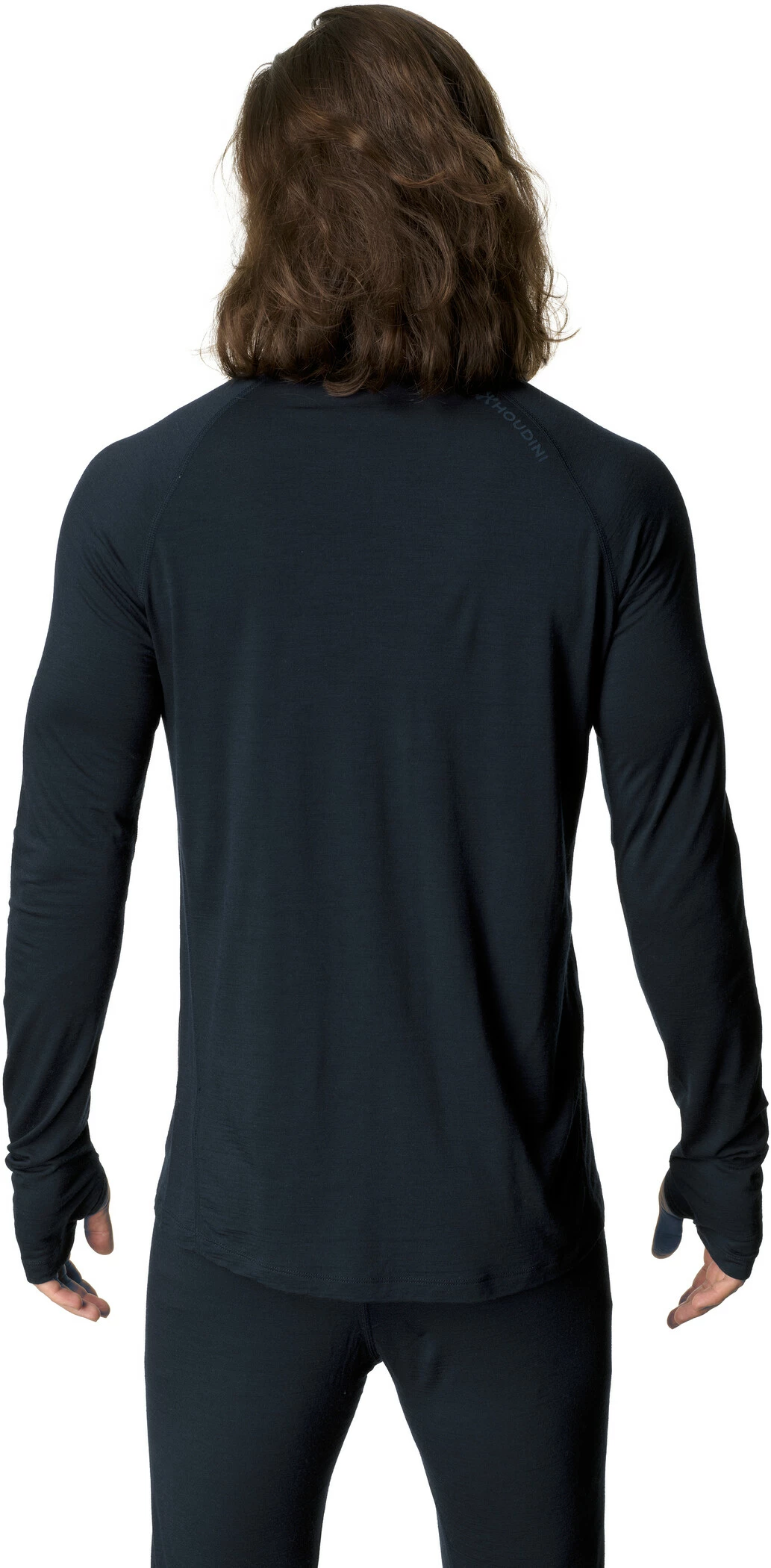 Houdini Desoli Couche de base légère à demi-zip Homme, bleu 4 Houdini Desoli Couche de base légère à demi-zip Homme, bleu – Image 2