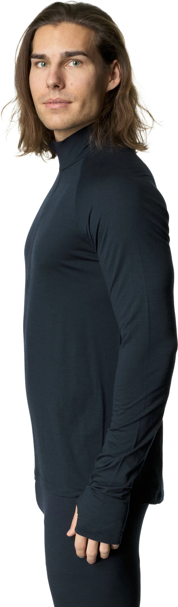 Houdini Desoli Couche de base légère à demi-zip Homme, bleu 5 Houdini Desoli Couche de base légère à demi-zip Homme, bleu – Image 3