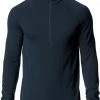 Houdini Desoli Couche de base thermique à demi-zip Homme, noir -Sous-vêtements Soldes houdini desoli thermal half zip baselayer men blue illusion 1 1